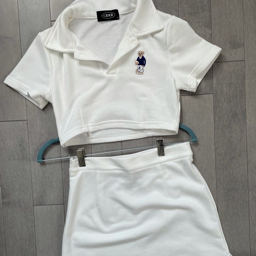 Cute shirt and skirt set